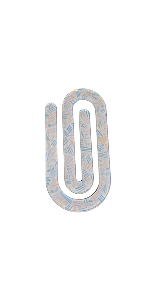 Jumbo Acrylic Paperclip Bookmark