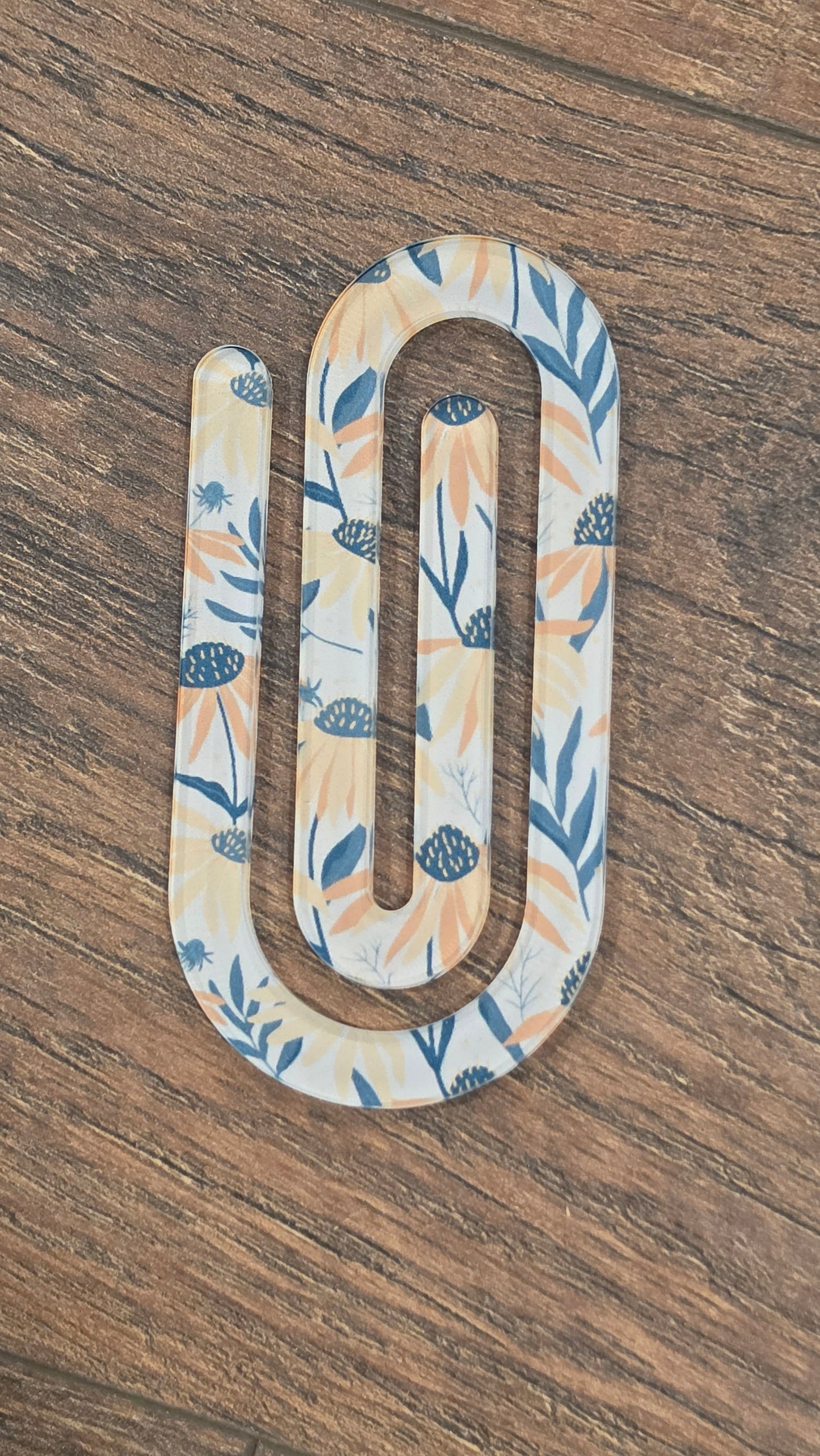 Jumbo Acrylic Paperclip Bookmark
