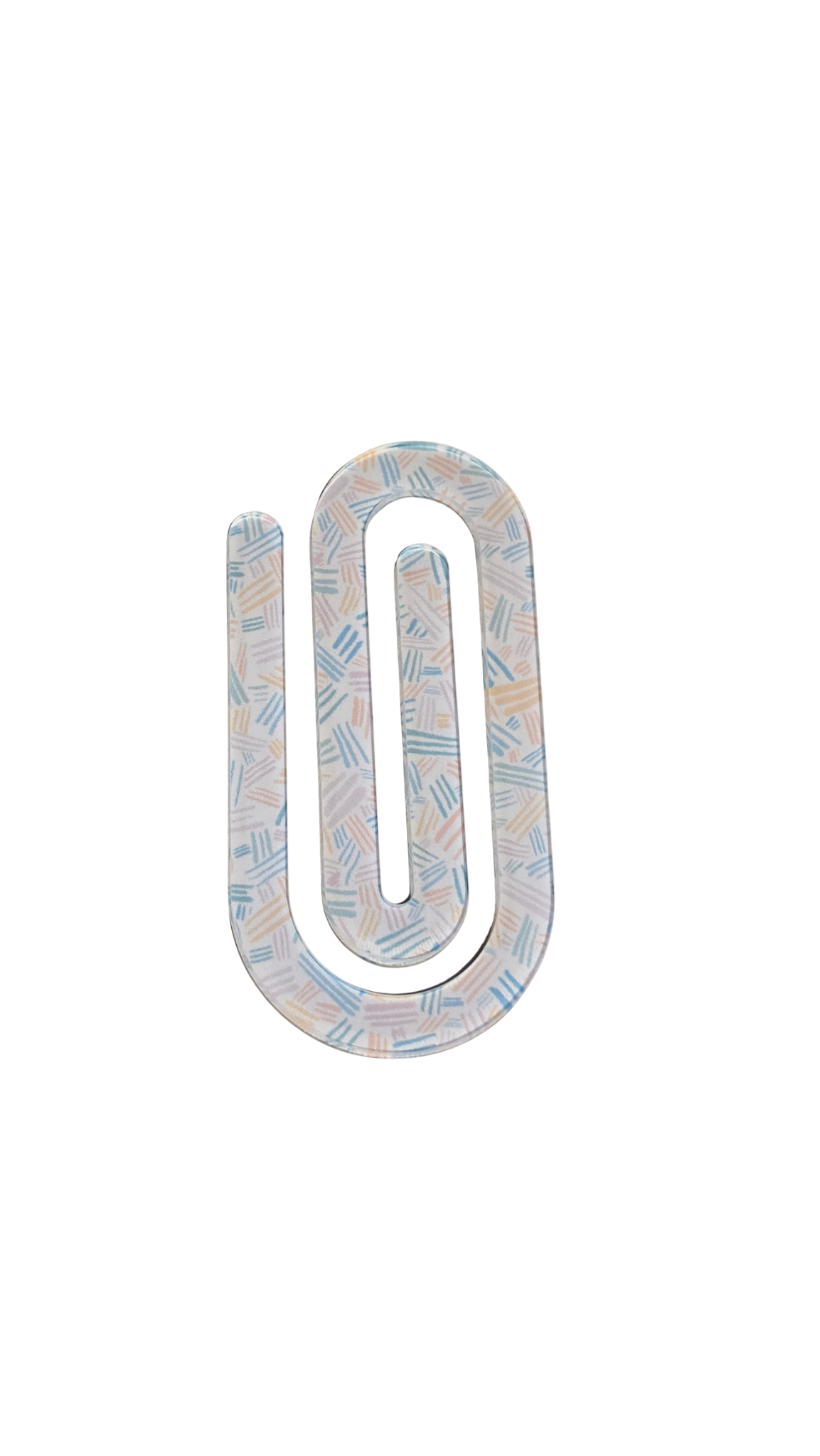 Jumbo Acrylic Paperclip Bookmark