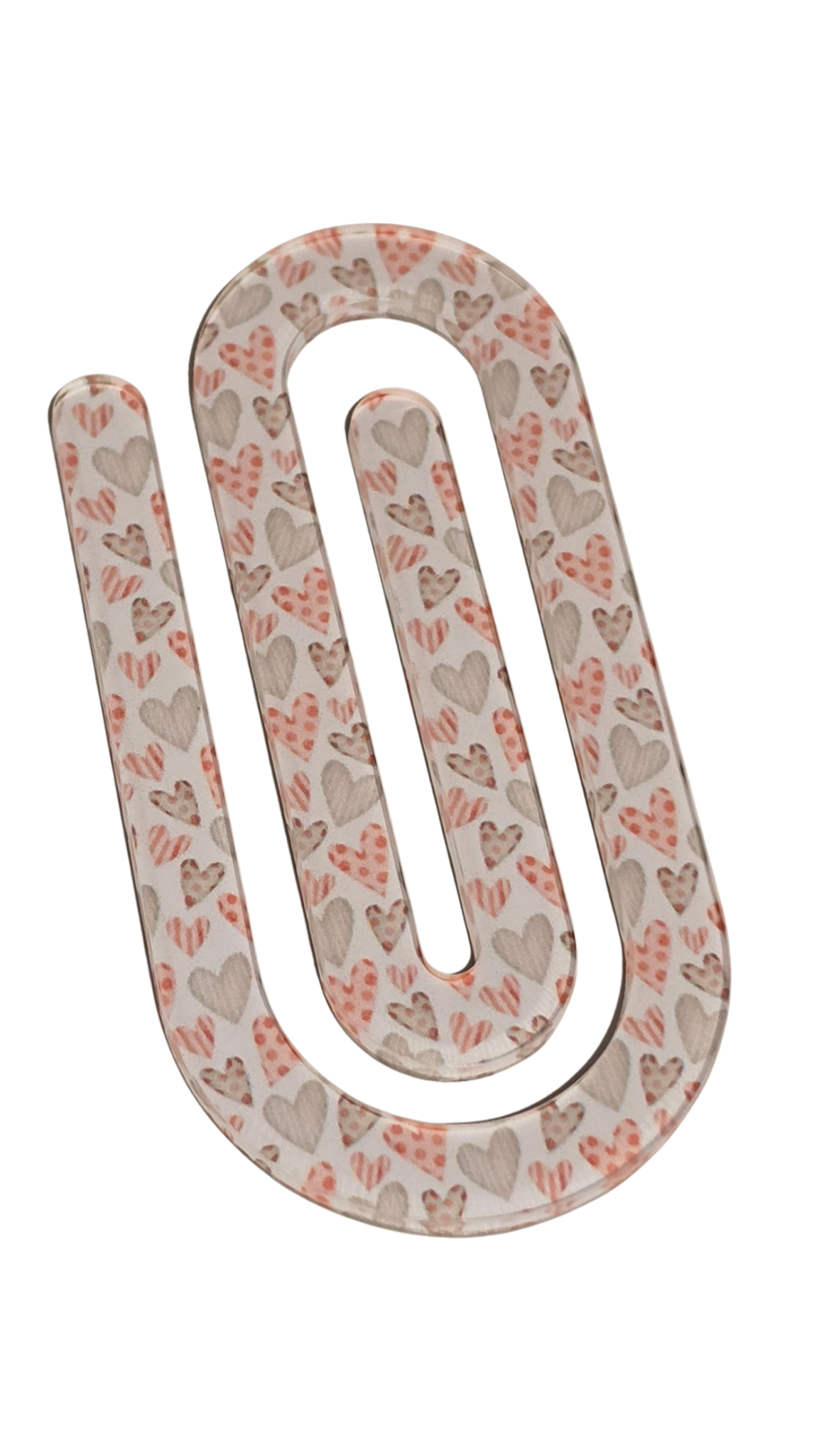Jumbo Acrylic Paperclip Bookmark