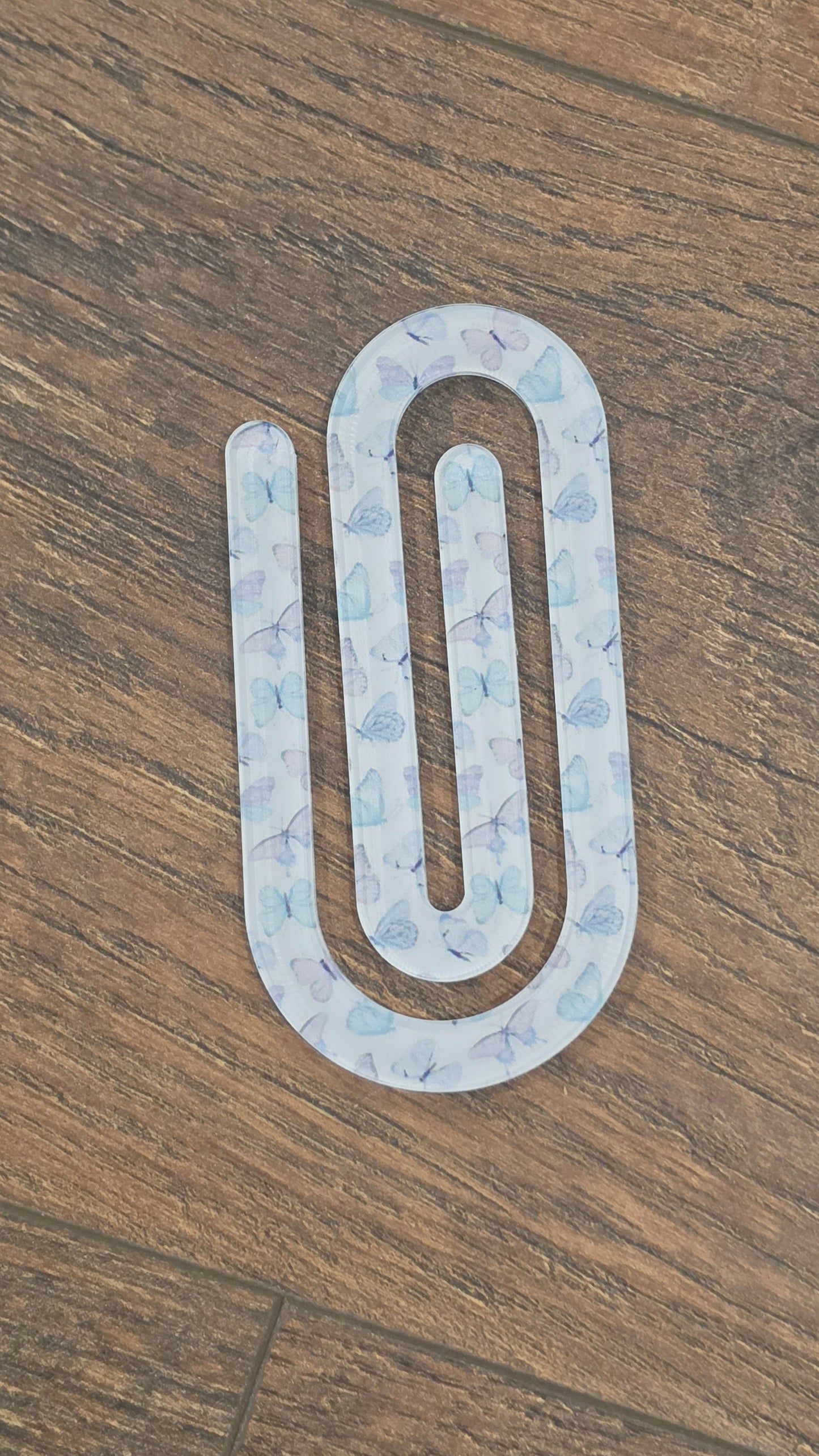 Jumbo Acrylic Paperclip Bookmark