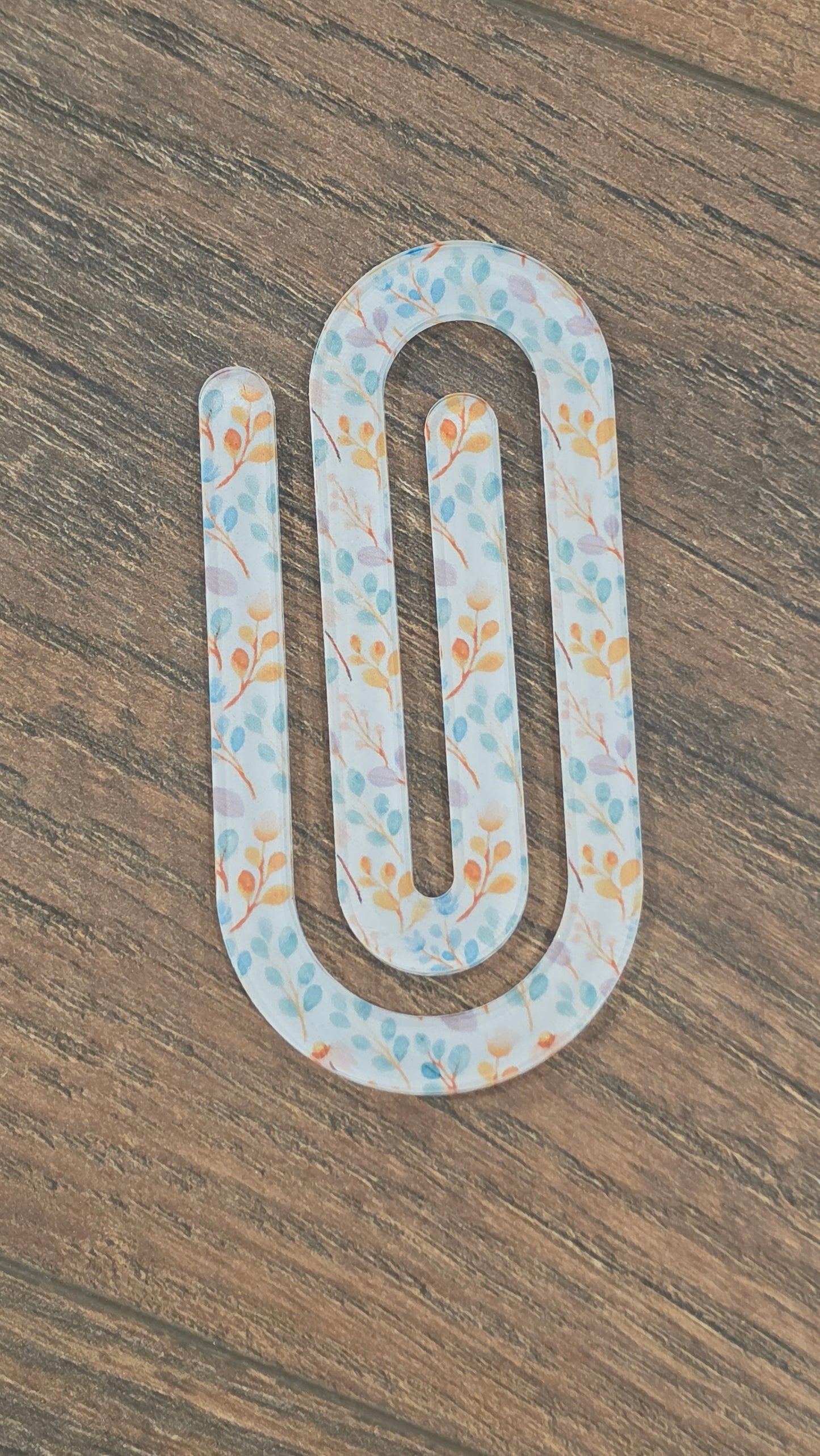 Jumbo Acrylic Paperclip Bookmark