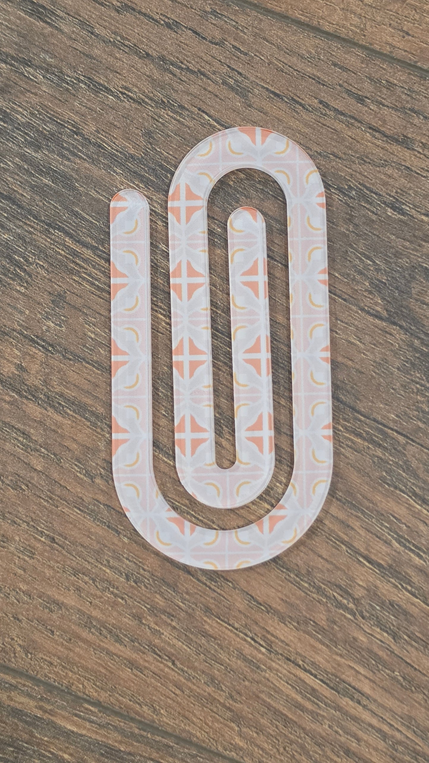 Jumbo Acrylic Paperclip Bookmark